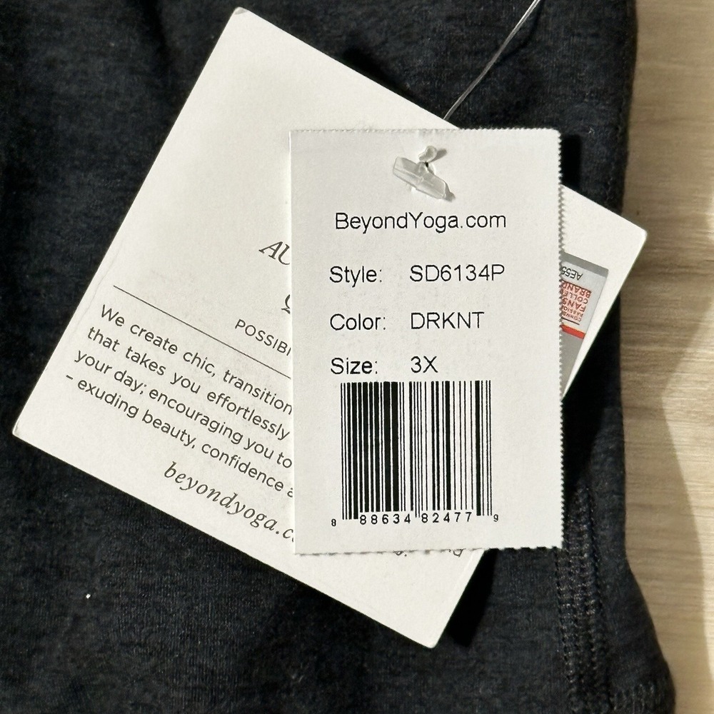 Beyond Yoga Spacedye Under Lock and Key Mini Dress Darkest Night 3XL Vanderbilt - Picture 4 of 8
